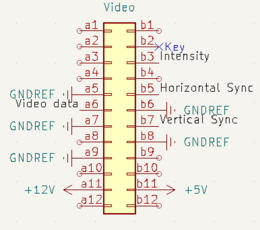 Datamaster video connector